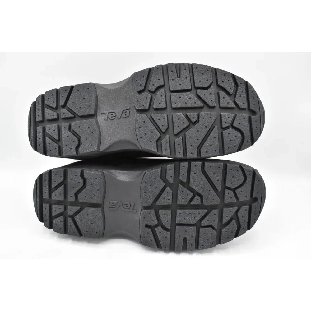 Teva Mens Size 12 Tusayan Black leather Pull On Water Resistant Chelsea‎ Boots